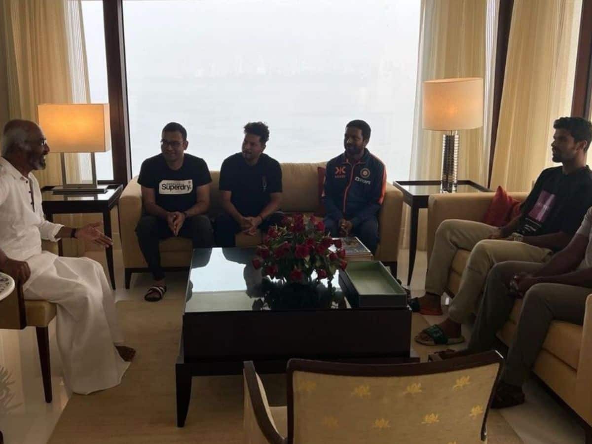 Kuldeep Yadav, Washington Sundar Meet Rajinikanth In Mumbai, Spinner Shares Post On IG